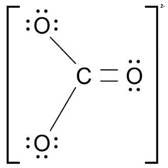 co3 2- lewis structure